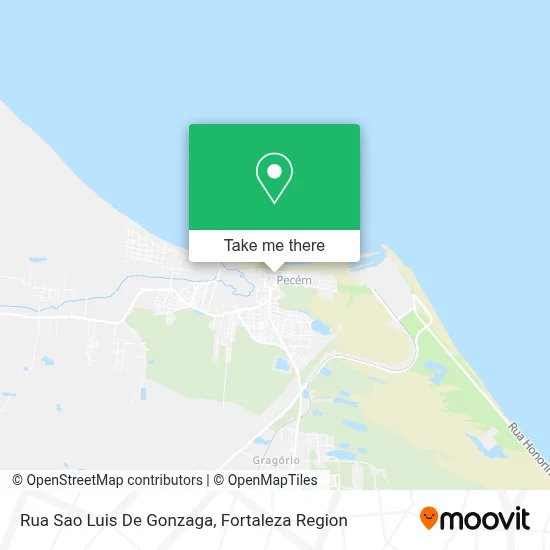 Rua Sao Luis De Gonzaga map