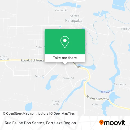Rua Felipe Dos Santos map