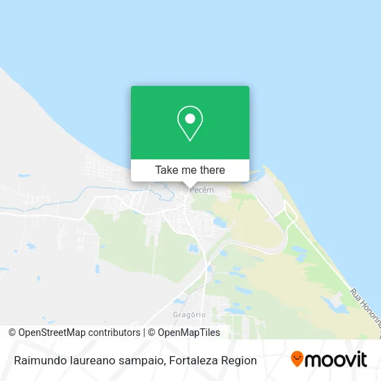 Raimundo laureano sampaio map