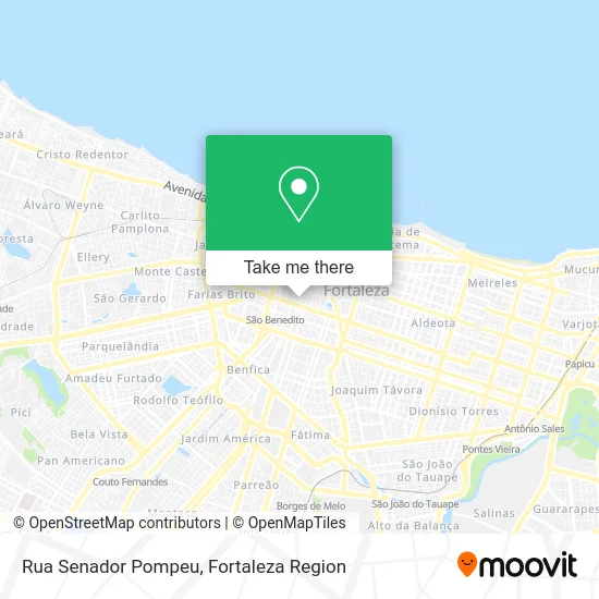 Rua Senador Pompeu map