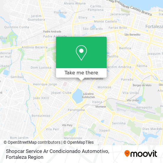 Shopcar Service Ar Condicionado Automotivo map