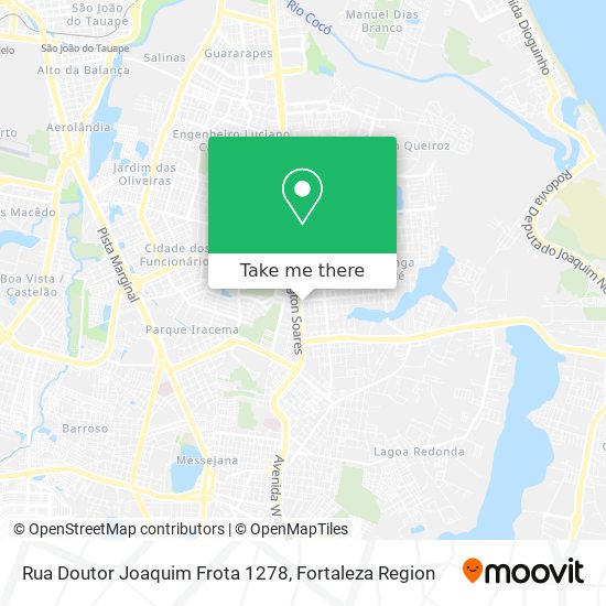 Rua Doutor Joaquim Frota 1278 map