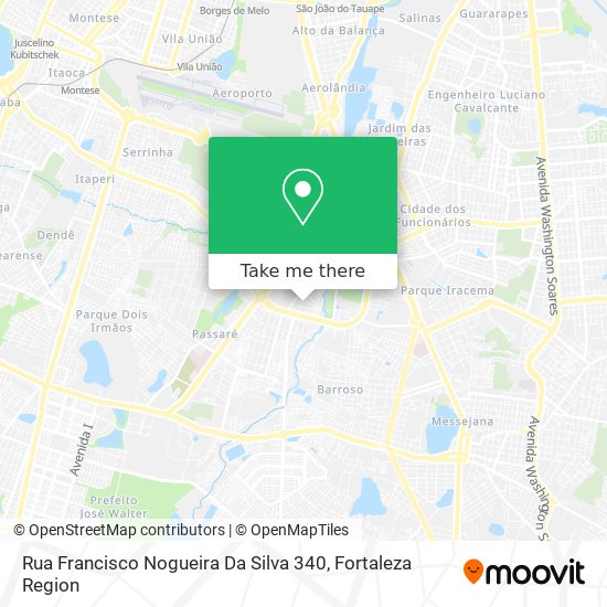 Rua Francisco Nogueira Da Silva 340 map