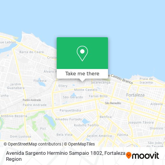 Avenida Sargento Hermínio Sampaio 1802 map