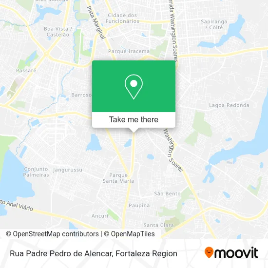 Rua Padre Pedro de Alencar map