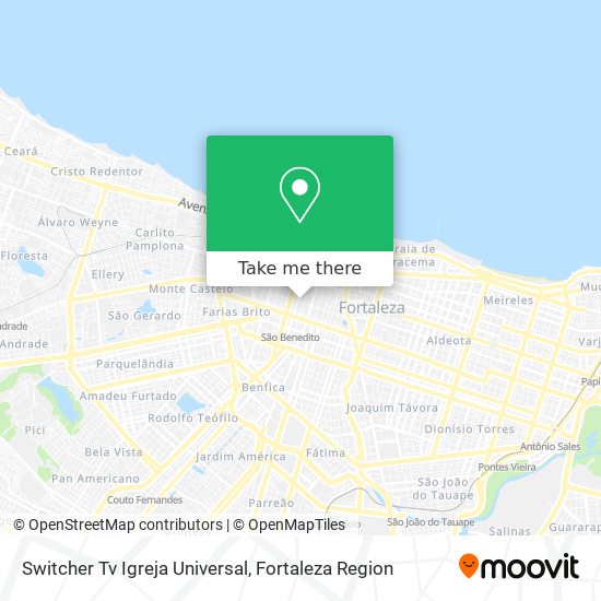 Switcher Tv Igreja Universal map