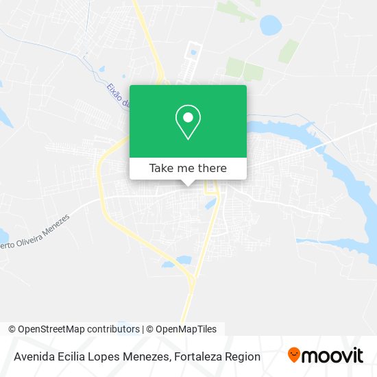 Mapa Avenida Ecilia Lopes Menezes