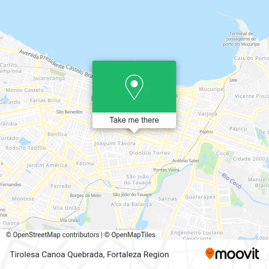 Tirolesa Canoa Quebrada map