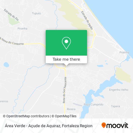 Área Verde - Açude de Aquiraz map