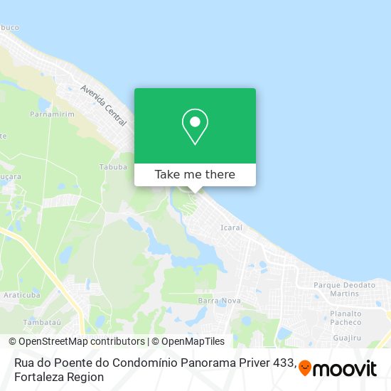 Rua do Poente do Condomínio Panorama Priver 433 map