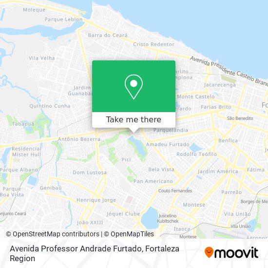 Mapa Avenida Professor Andrade Furtado