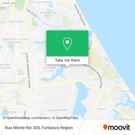 Rua Monte Rei 300 map