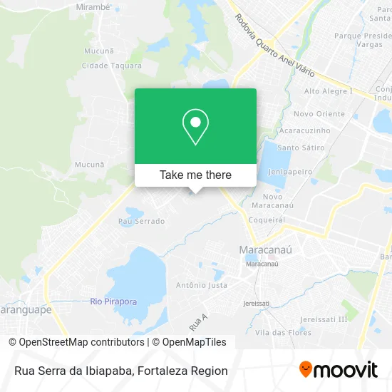 Rua Serra da Ibiapaba map