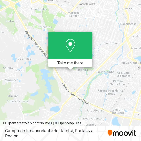 Campo do Independente do Jatobá map