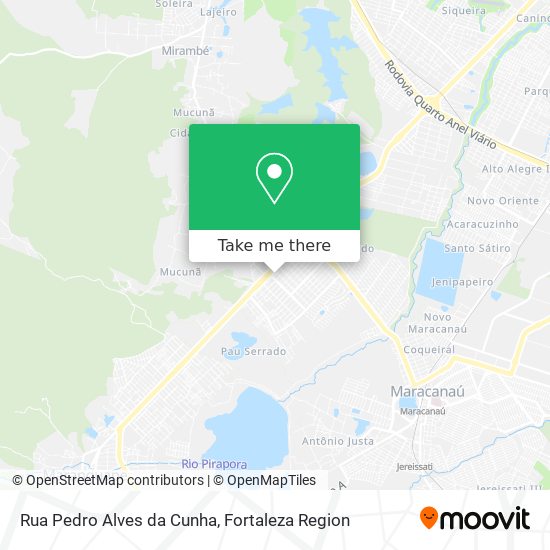 Rua Pedro Alves da Cunha map