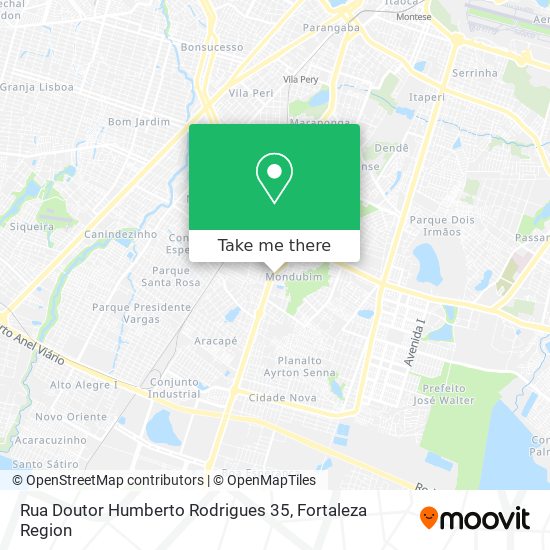 Mapa Rua Doutor Humberto Rodrigues 35