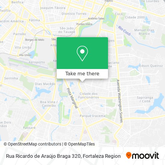 Mapa Rua Ricardo de Araújo Braga 320