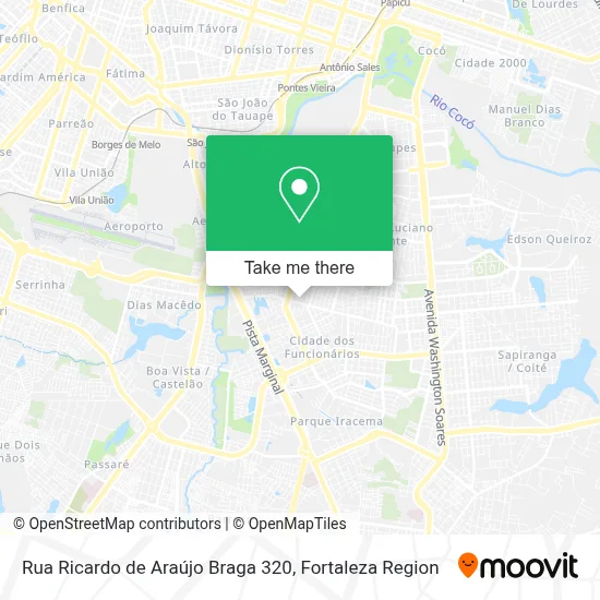 Rua Ricardo de Araújo Braga 320 map
