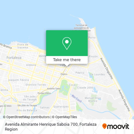 Mapa Avenida Almirante Henrique Sabóia 700