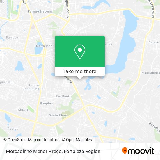 Mercadinho Menor Preço map