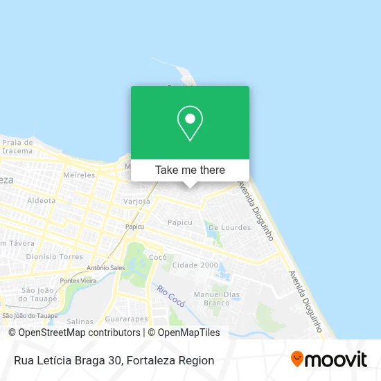 Rua Letícia Braga 30 map