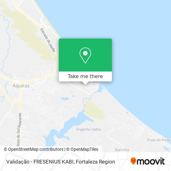 Validação - FRESENIUS KABI map