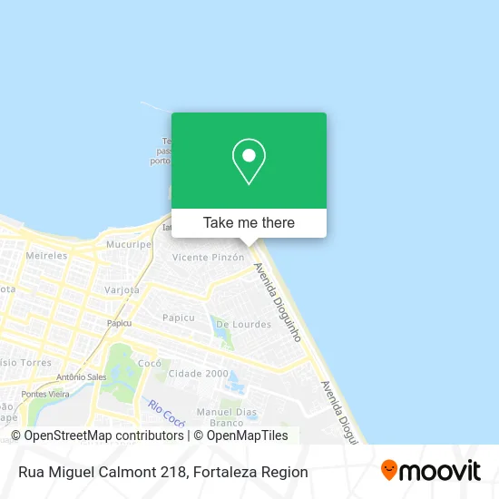 Rua Miguel Calmont 218 map