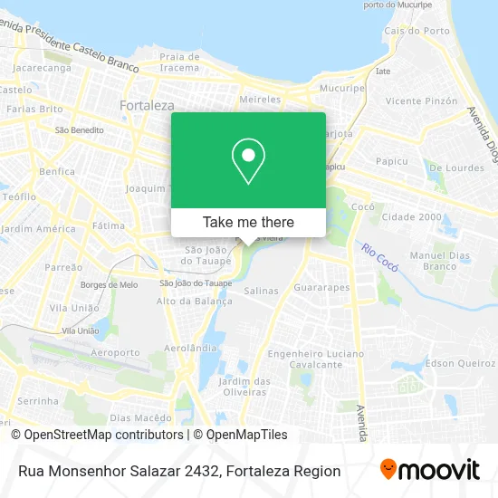 Rua Monsenhor Salazar 2432 map