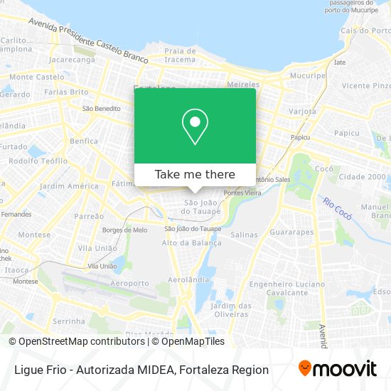 Ligue Frio - Autorizada MIDEA map