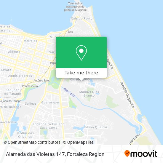 Alameda das Violetas 147 map