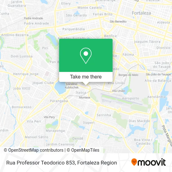 Rua Professor Teodorico 853 map
