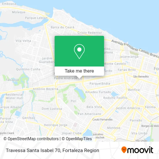 Travessa Santa Isabel 70 map