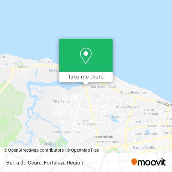 Barra do Ceará map