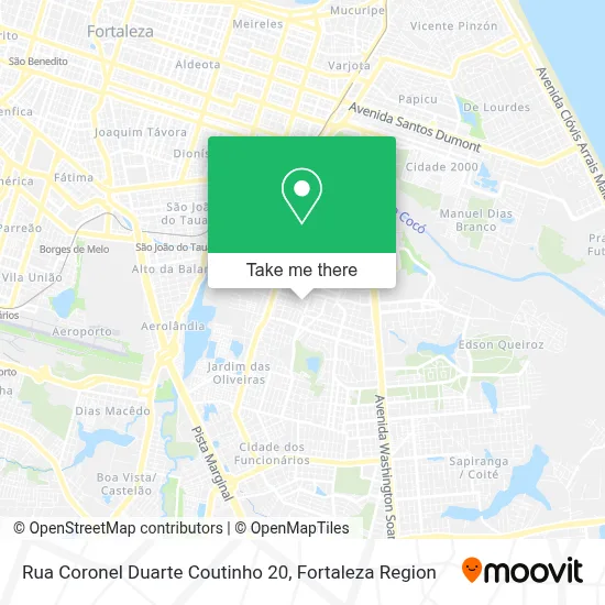 Rua Coronel Duarte Coutinho 20 map