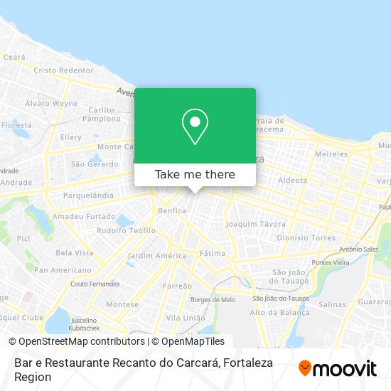 Bar e Restaurante Recanto do Carcará map