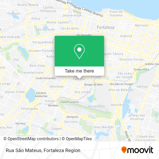 Rua São Mateus map