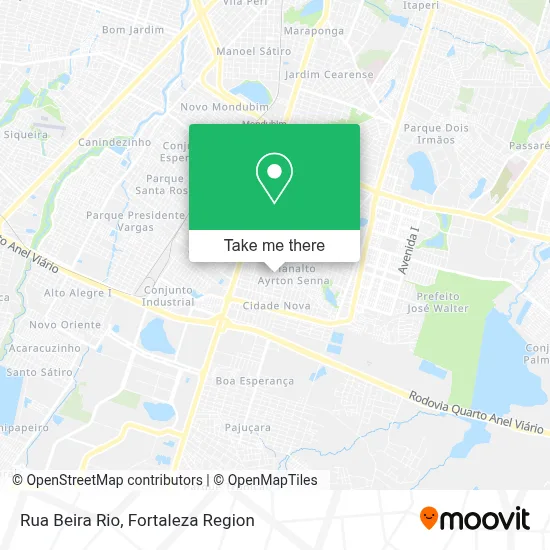 Rua Beira Rio map