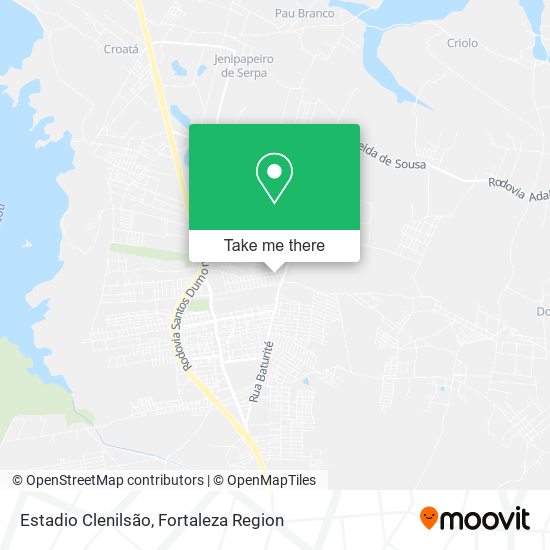 Estadio Clenilsão map