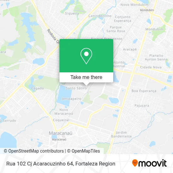 Rua 102 Cj Acaracuzinho 64 map