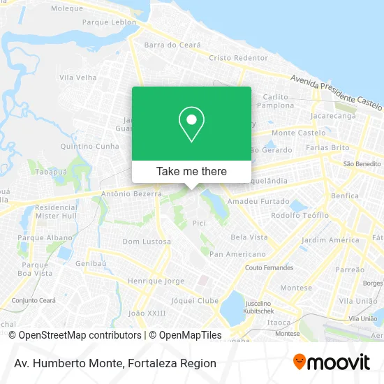 Av. Humberto Monte map
