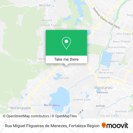 Rua Miguel Filgueiras de Menezes map
