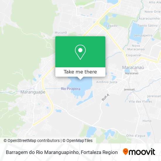 Barragem do Rio Maranguapinho map