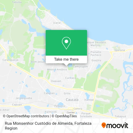 Rua Monsenhor Custódio de Almeida map