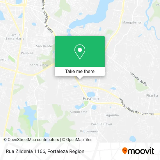 Rua Zildenia 1166 map