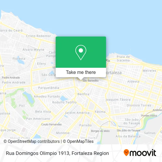Rua Domingos Olimpio 1913 map