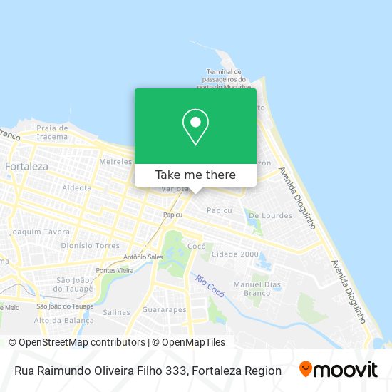 Mapa Rua Raimundo Oliveira Filho 333