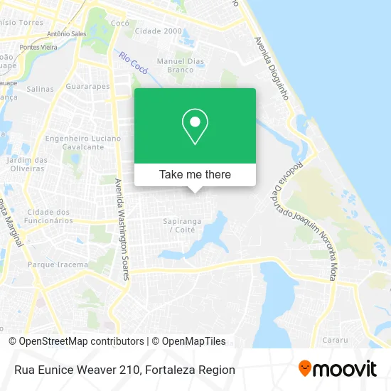 Rua Eunice Weaver 210 map
