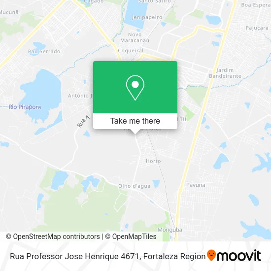 Rua Professor Jose Henrique 4671 map