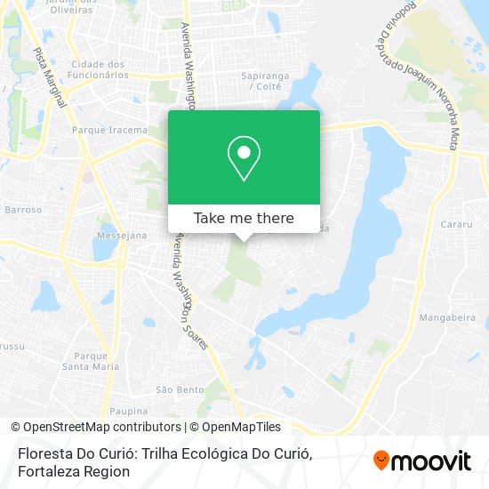 Floresta Do Curió: Trilha Ecológica Do Curió map