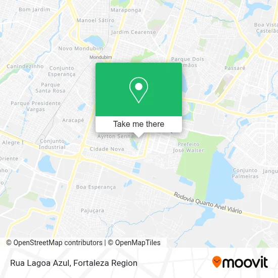 Rua Lagoa Azul map